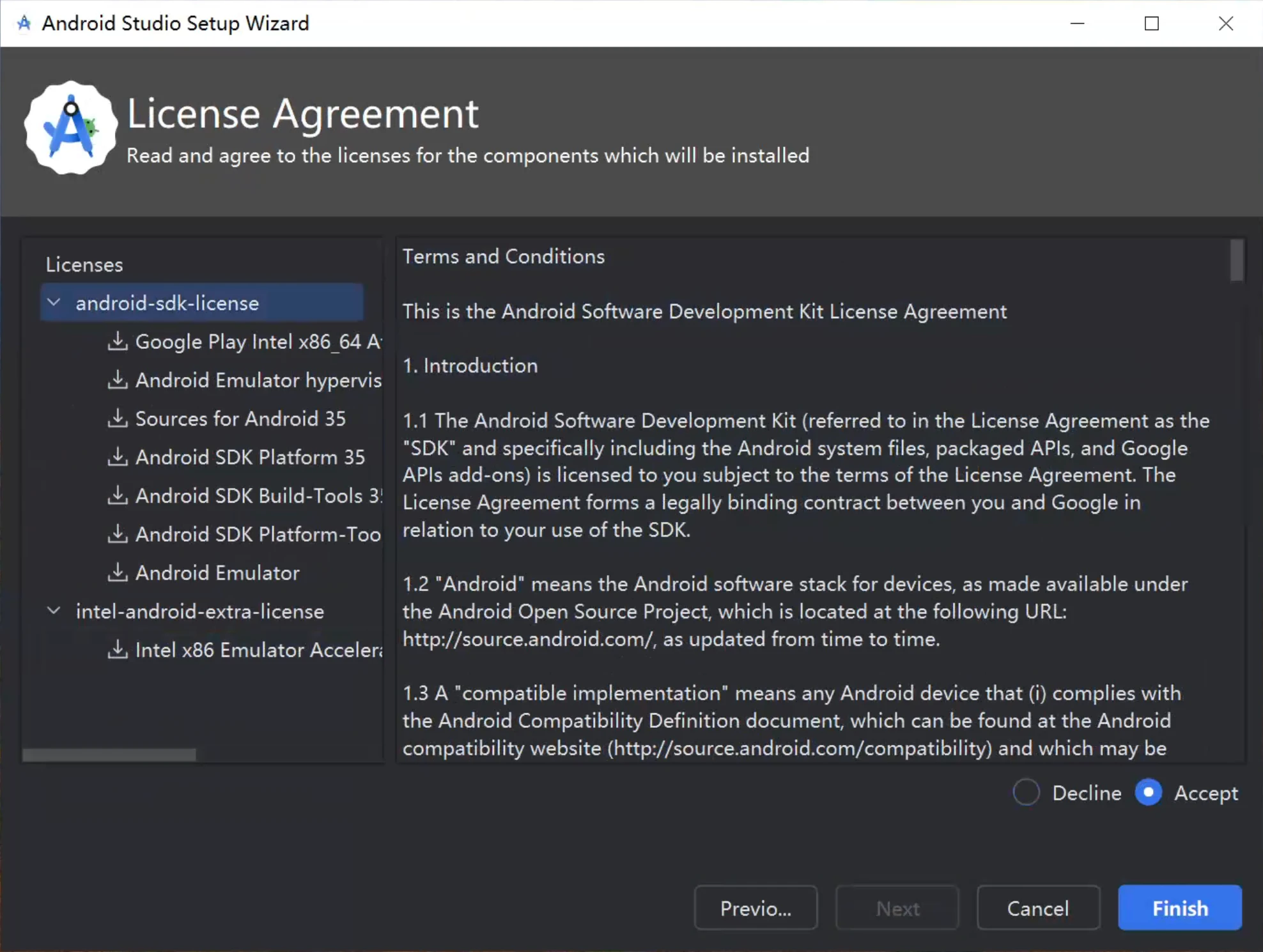 android-sdk-license-agreement